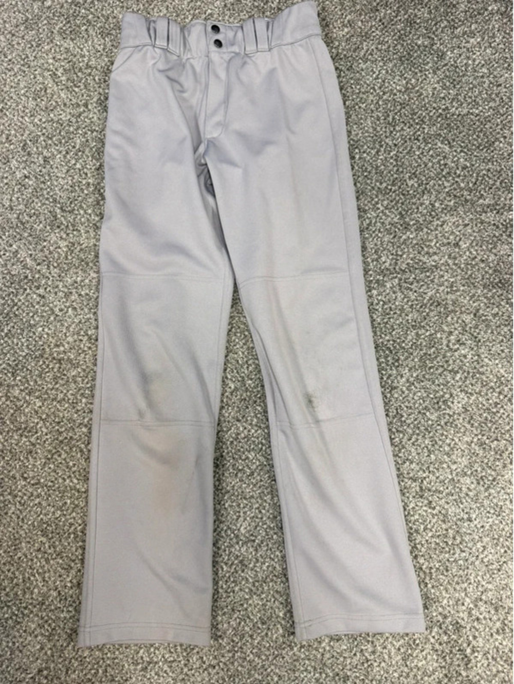 EvoShield Grey Baseball / Softball Pants - Open Hem - Men’s Medium